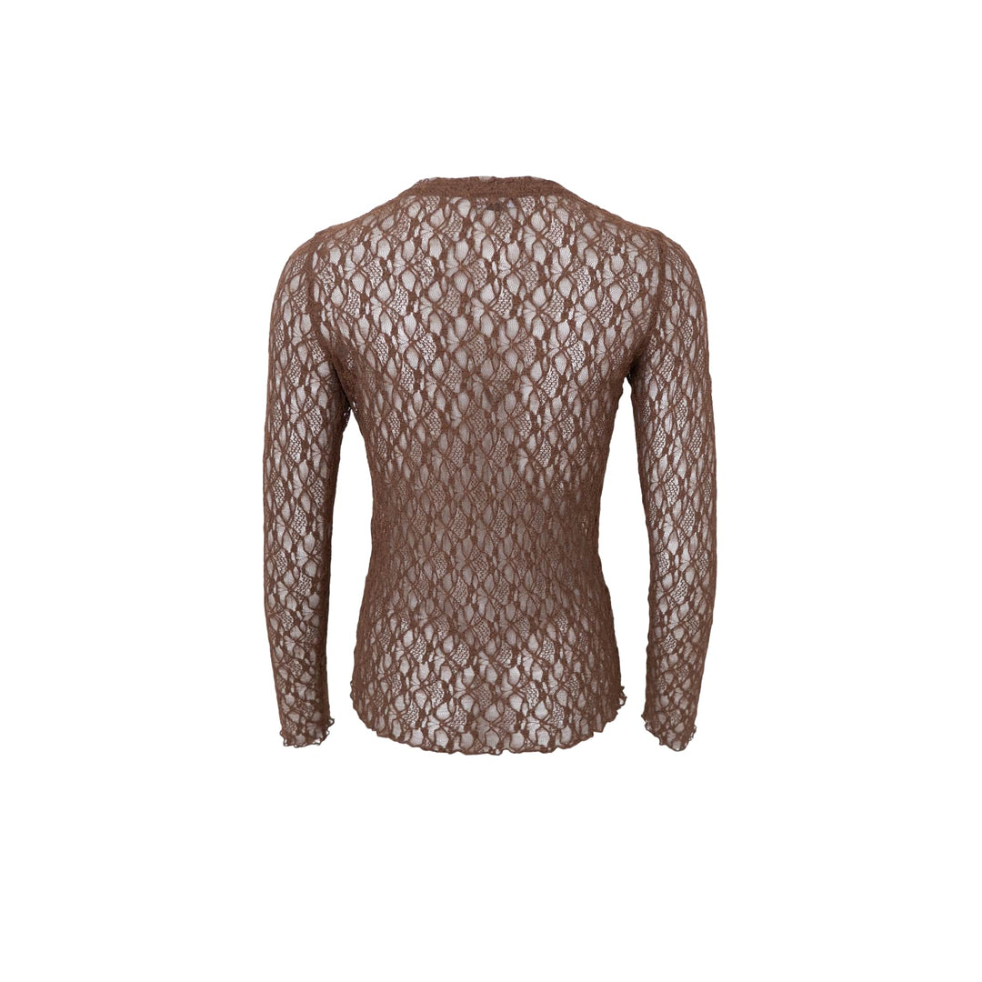 Cecily lace blouse - coffee - Many Colors