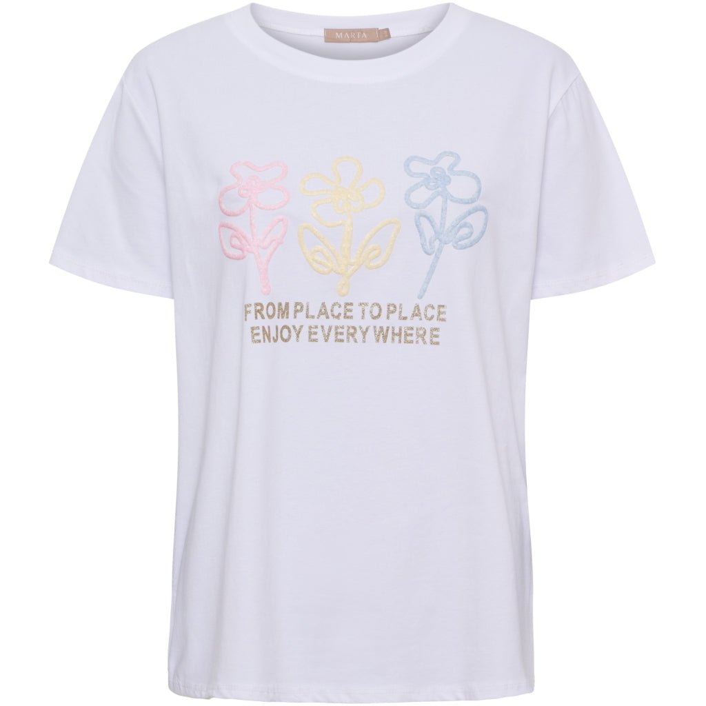 Cerelia t - skjorte - hvit - Many Colors