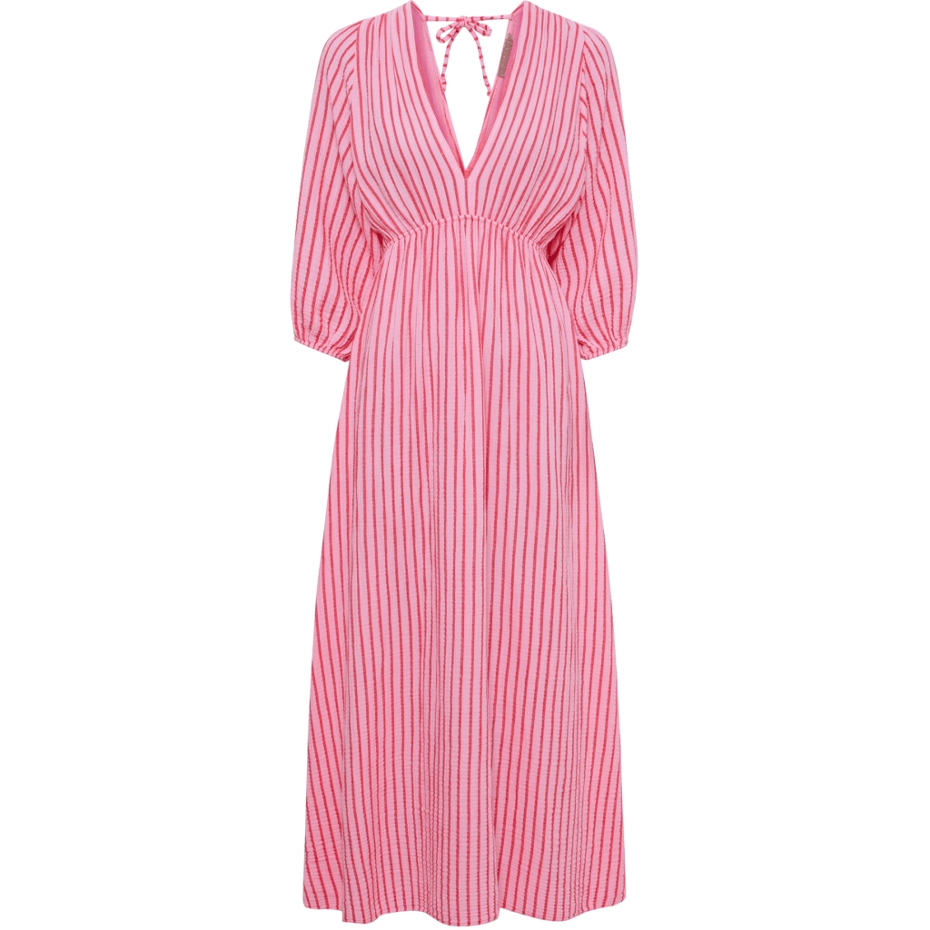 Clario kjole - rød/baby rosa - Many Colors