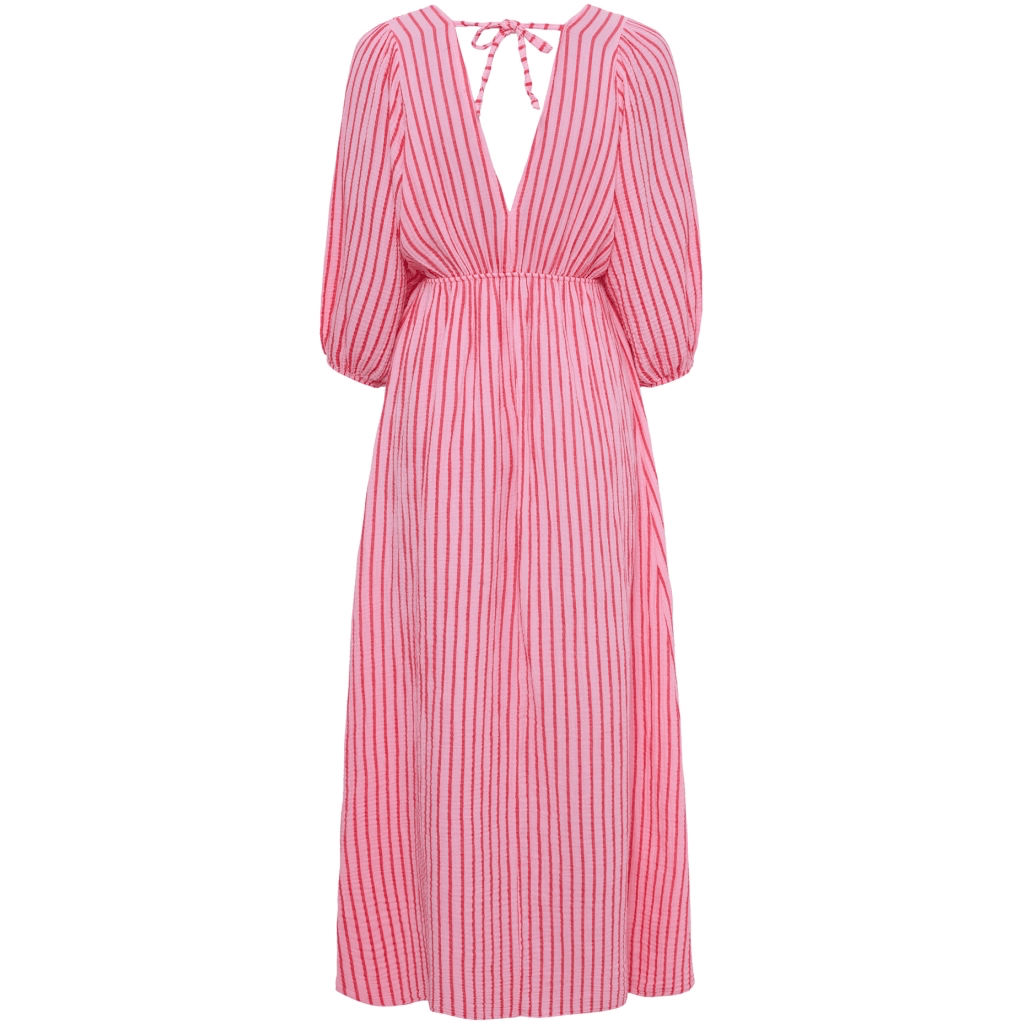 Clario kjole - rød/baby rosa - Many Colors