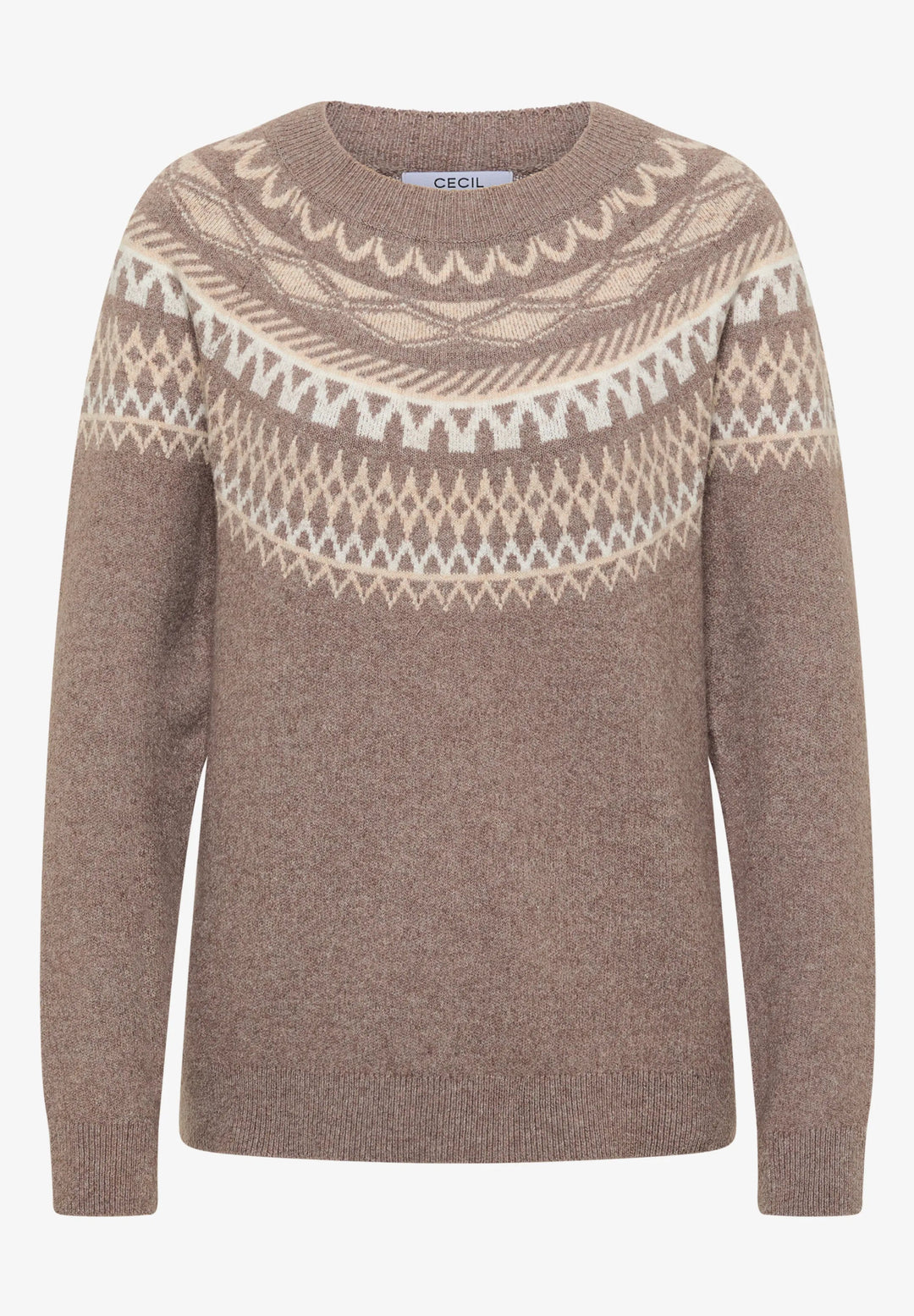 Cosy norwegian jacuard - chocolate - Many Colors