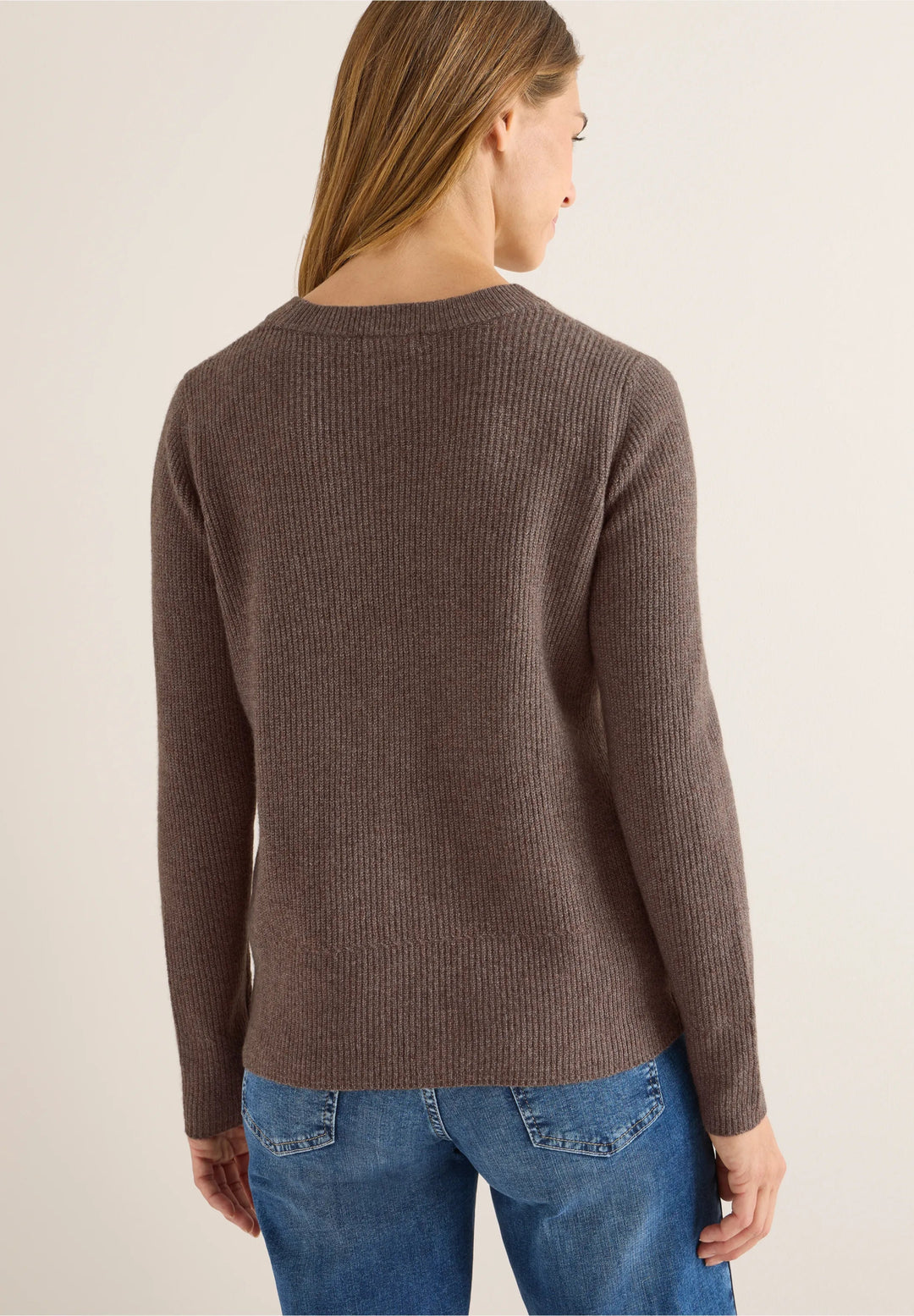 Cosy rib - mix - genser - brun - Many Colors