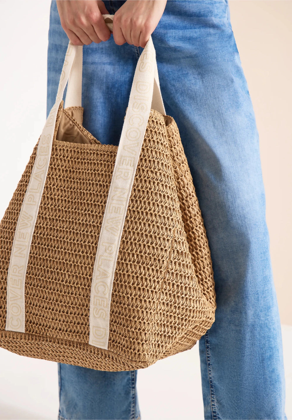 Crochet beach bag - dark crispy - Many Colors