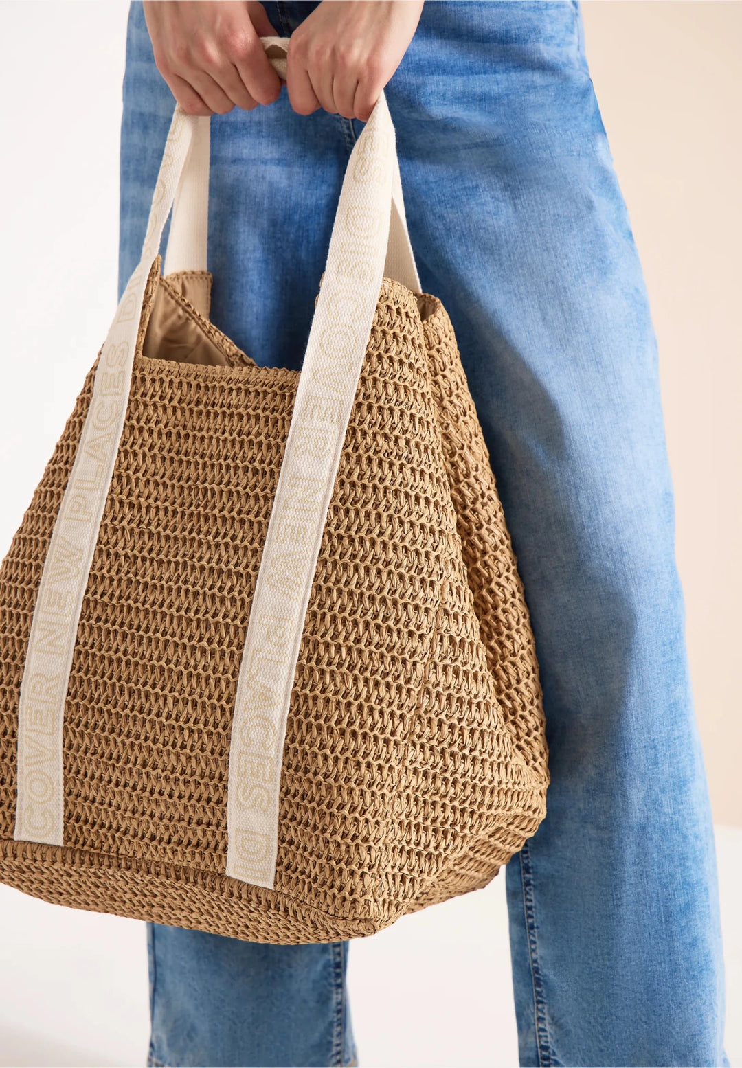 Crochet beach bag - dark crispy - Many Colors