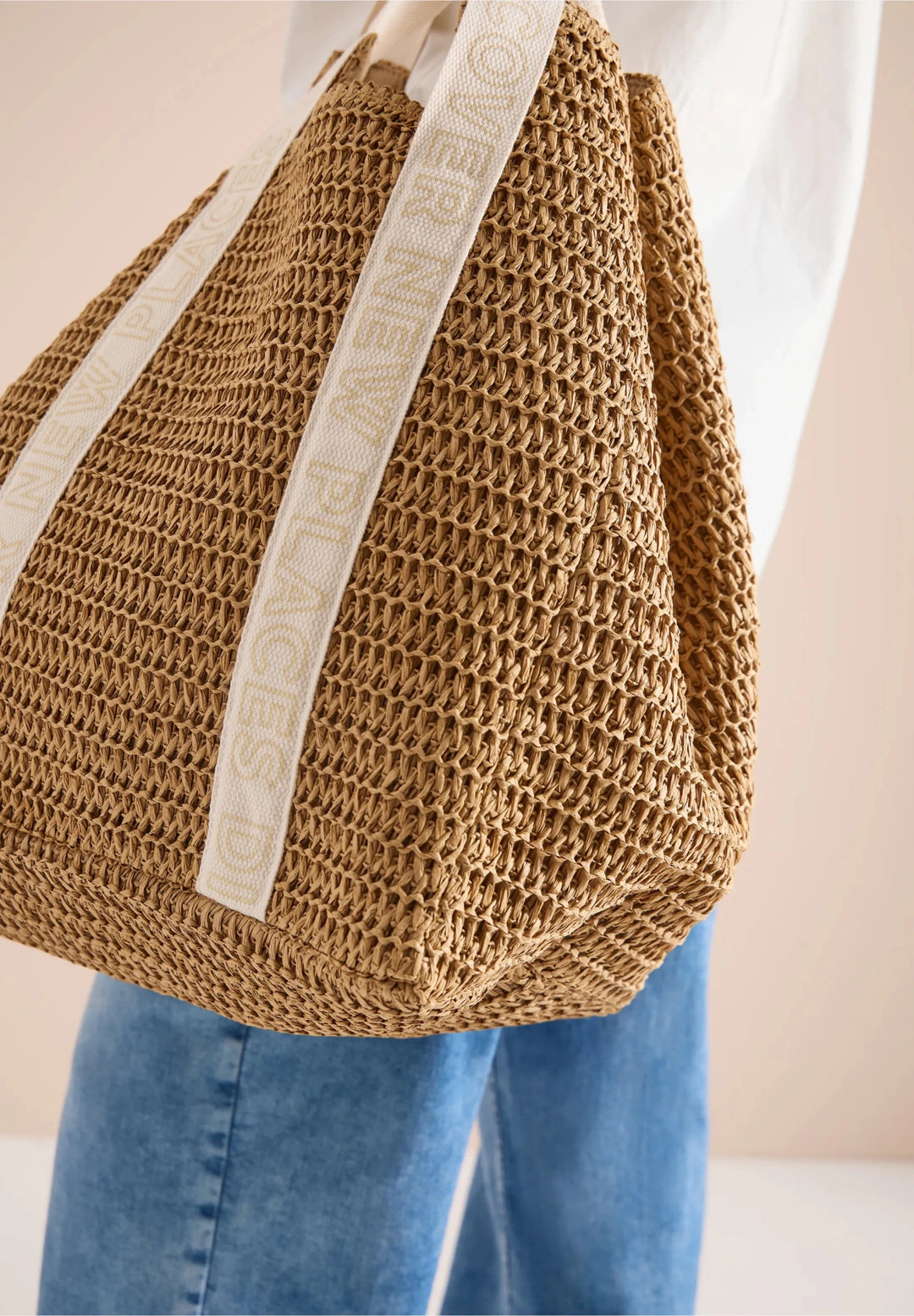 Crochet beach bag - dark crispy - Many Colors
