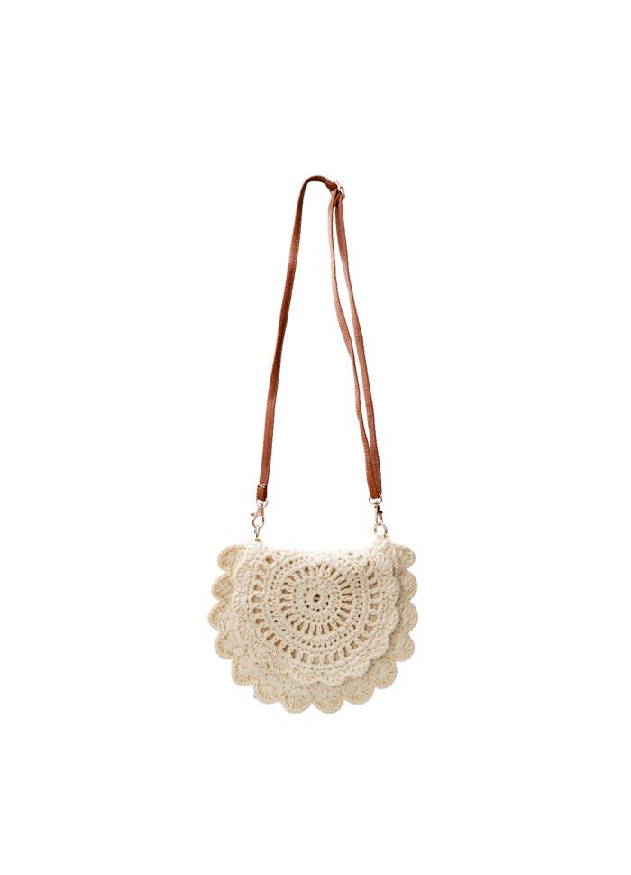 Crochet mini veske - cream - Many Colors