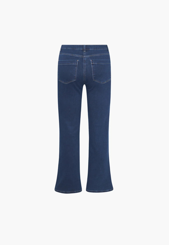 Charlotte flare regular ML - mørk blå denim