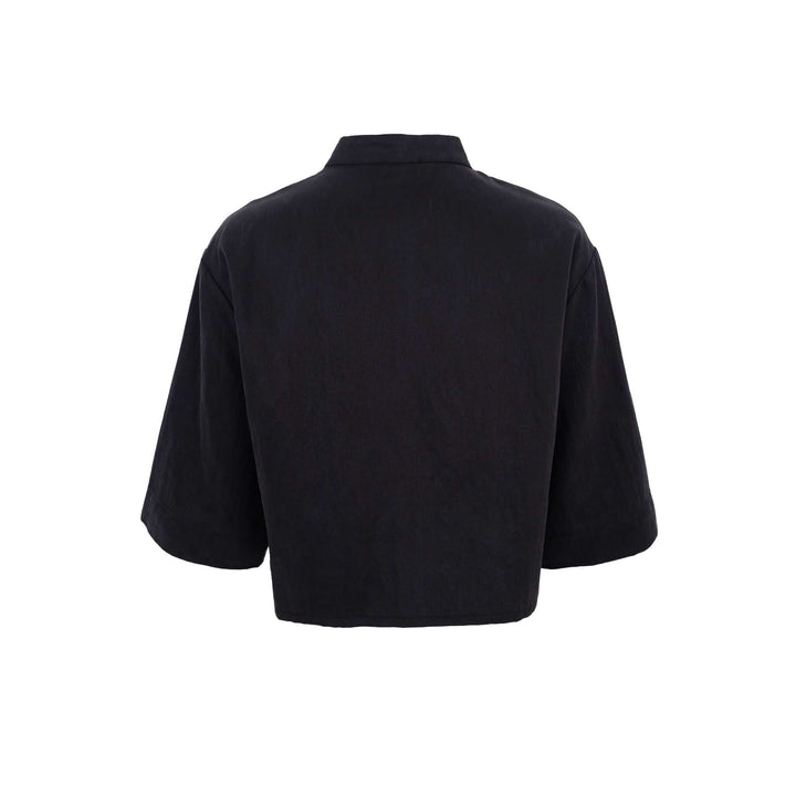 Moon skjorte bluse - svart