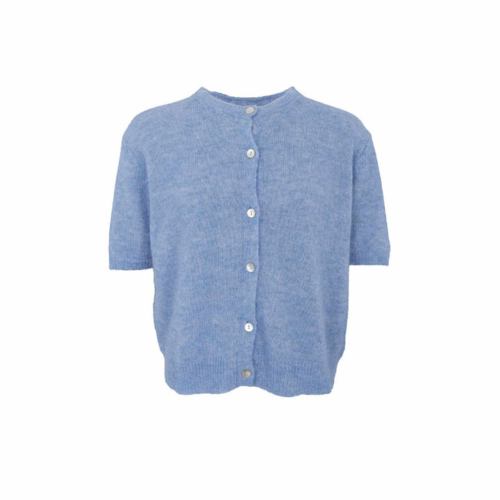 Dell ss cardigan - blå - Many Colors