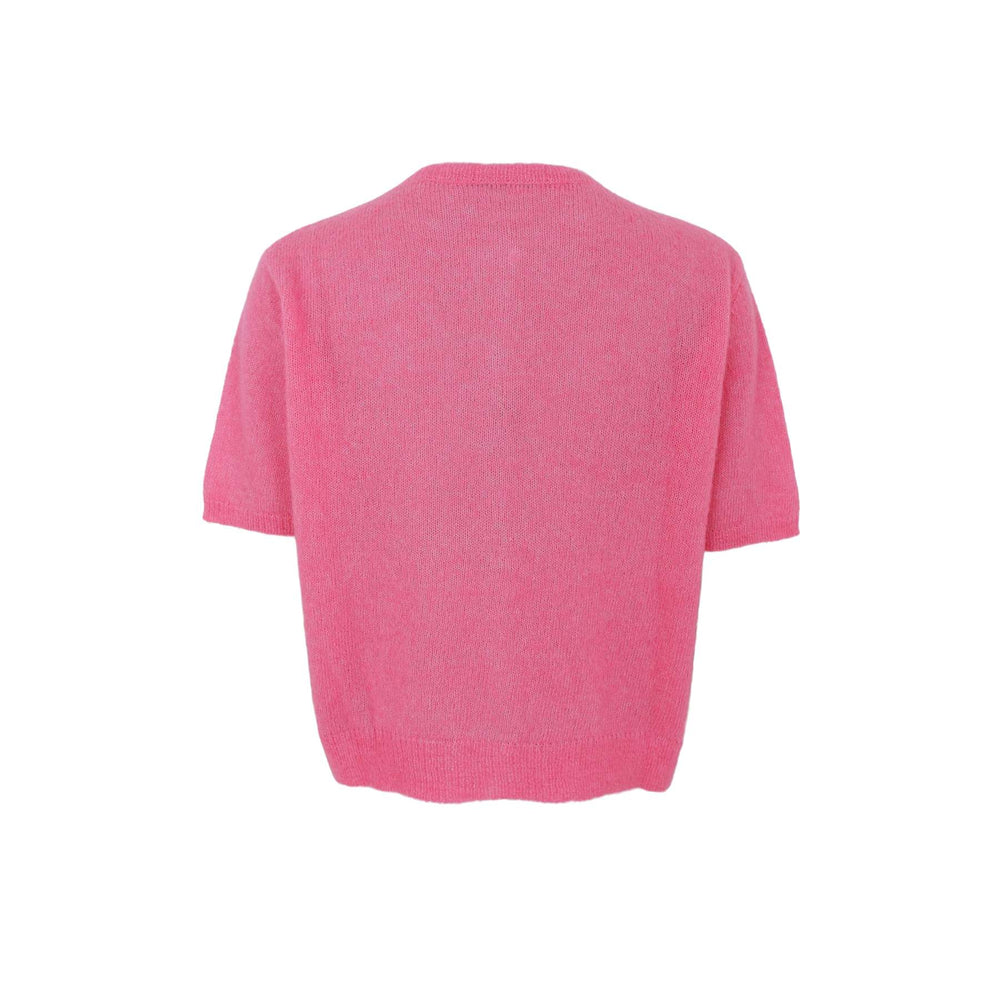 Dell ss cardigan - bringebær - Many Colors