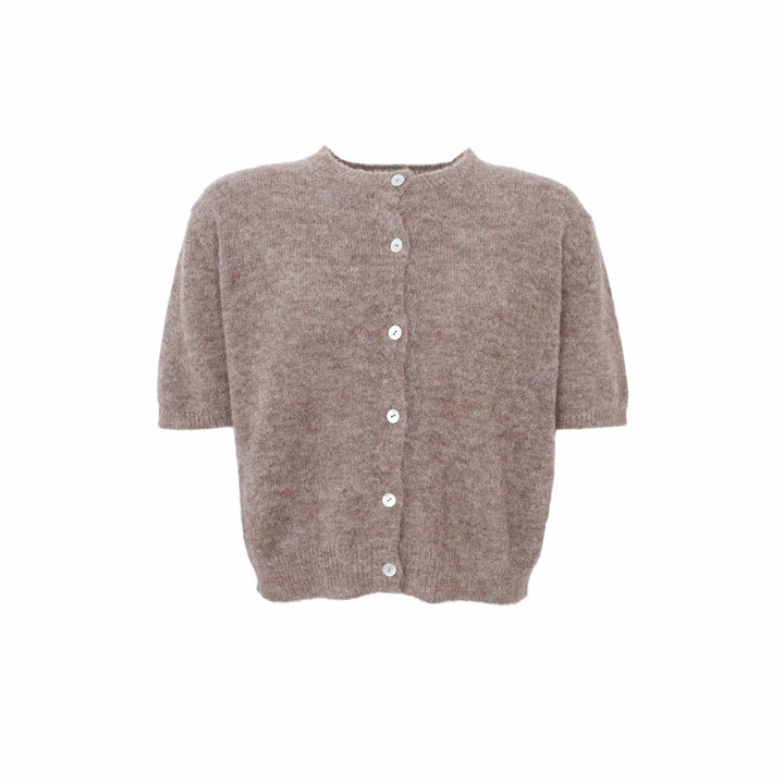 Dell ss cardigan - taupe - Many Colors