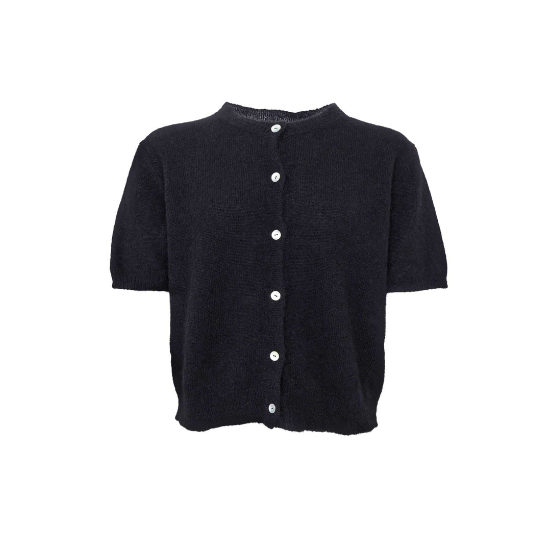 Dell ss cardigan - svart