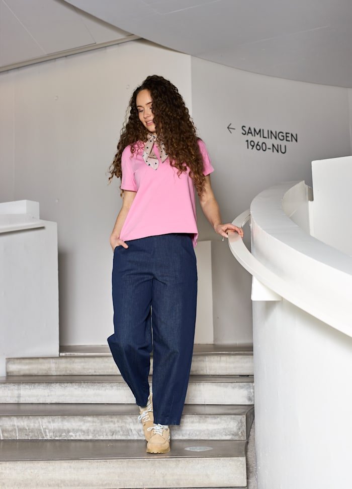 Denice denim barrel bukse - Many Colors