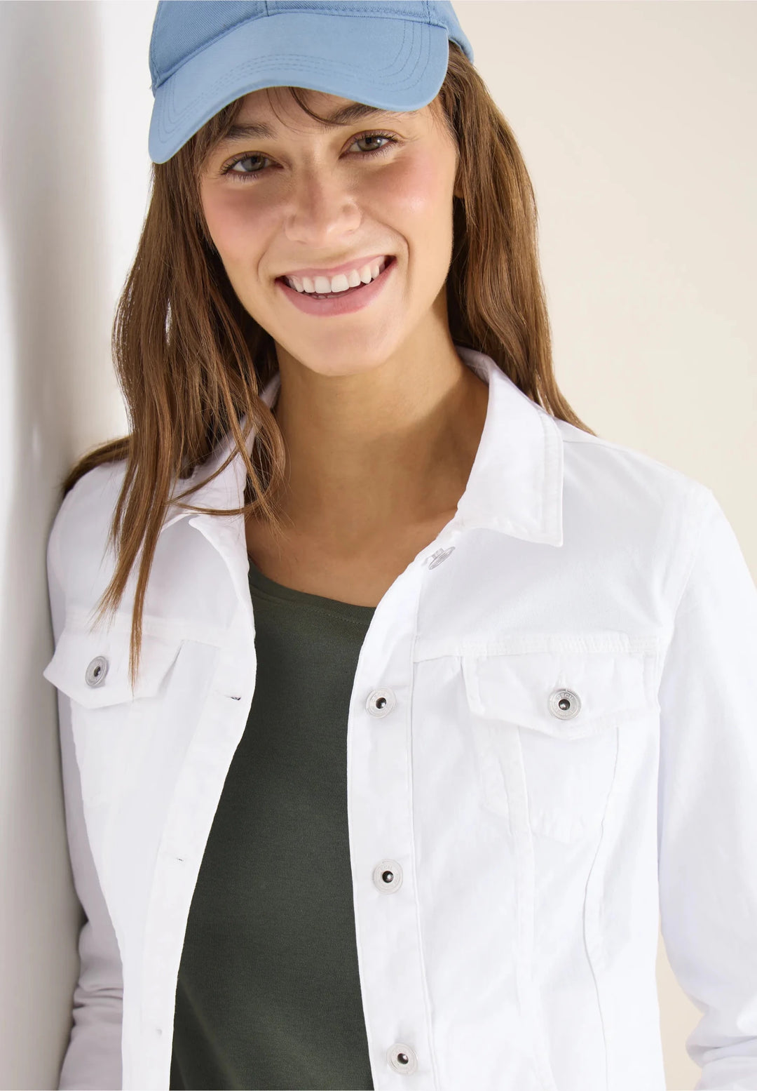 Denim jakke - hvit - Many Colors