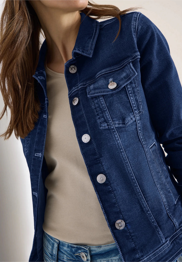 Denim jakke - mellom blå - Many Colors