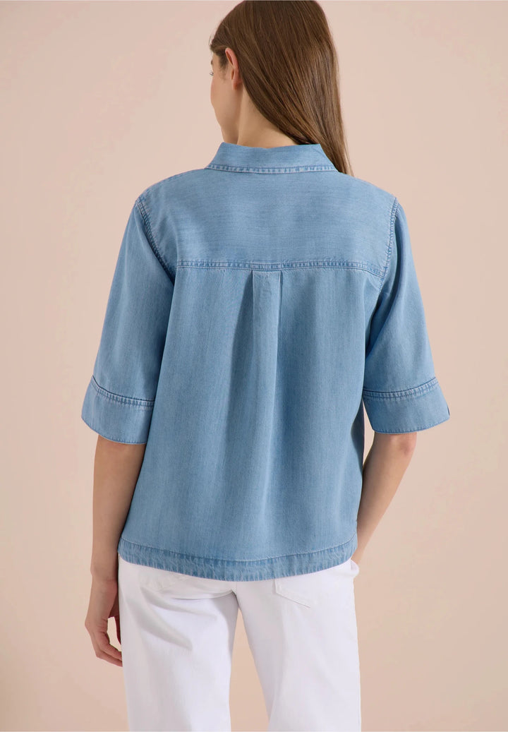 Denim look bluse - Many Colors