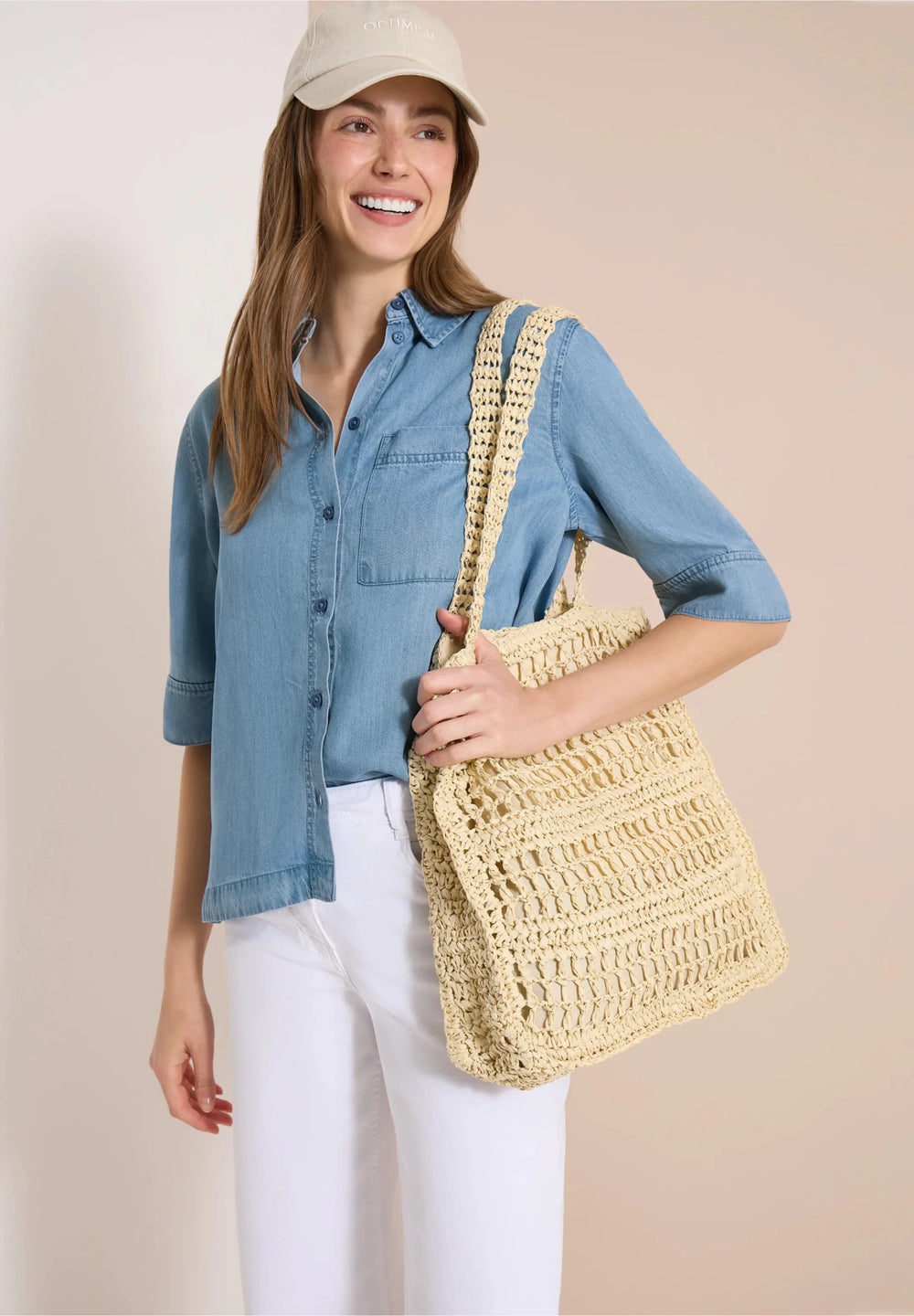 Denim look bluse - Many Colors