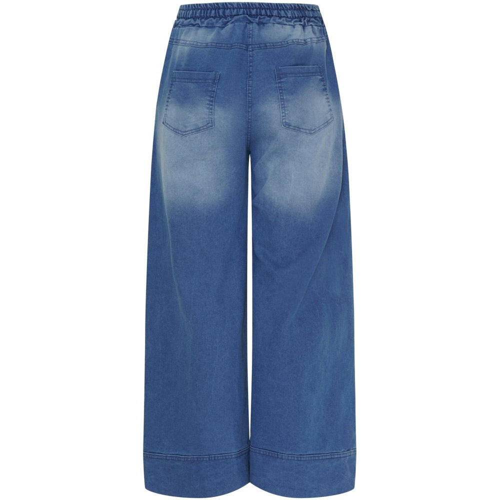 Denimbukse med sleng - mellom denim - Many Colors