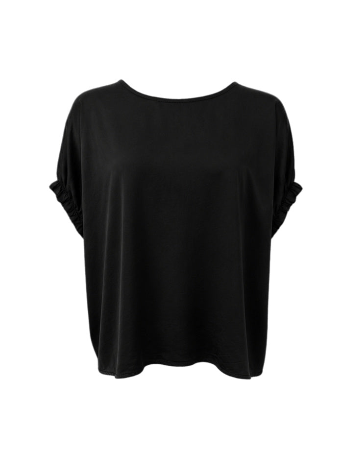 Mabel bluse - svart - onesize