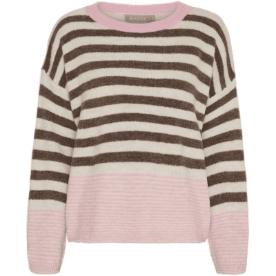 Elara strikk - fango/burro/rosa - Many Colors