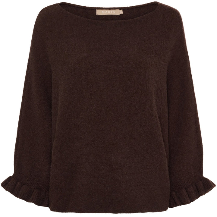 Elderflower strikk - sjokolade - onesize - Many Colors