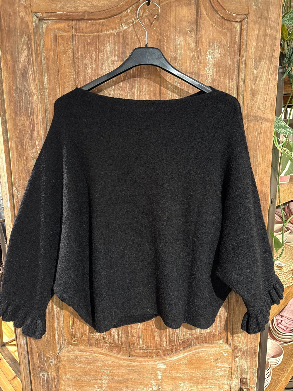 Elderflower strikk - svart - onesize - Many Colors