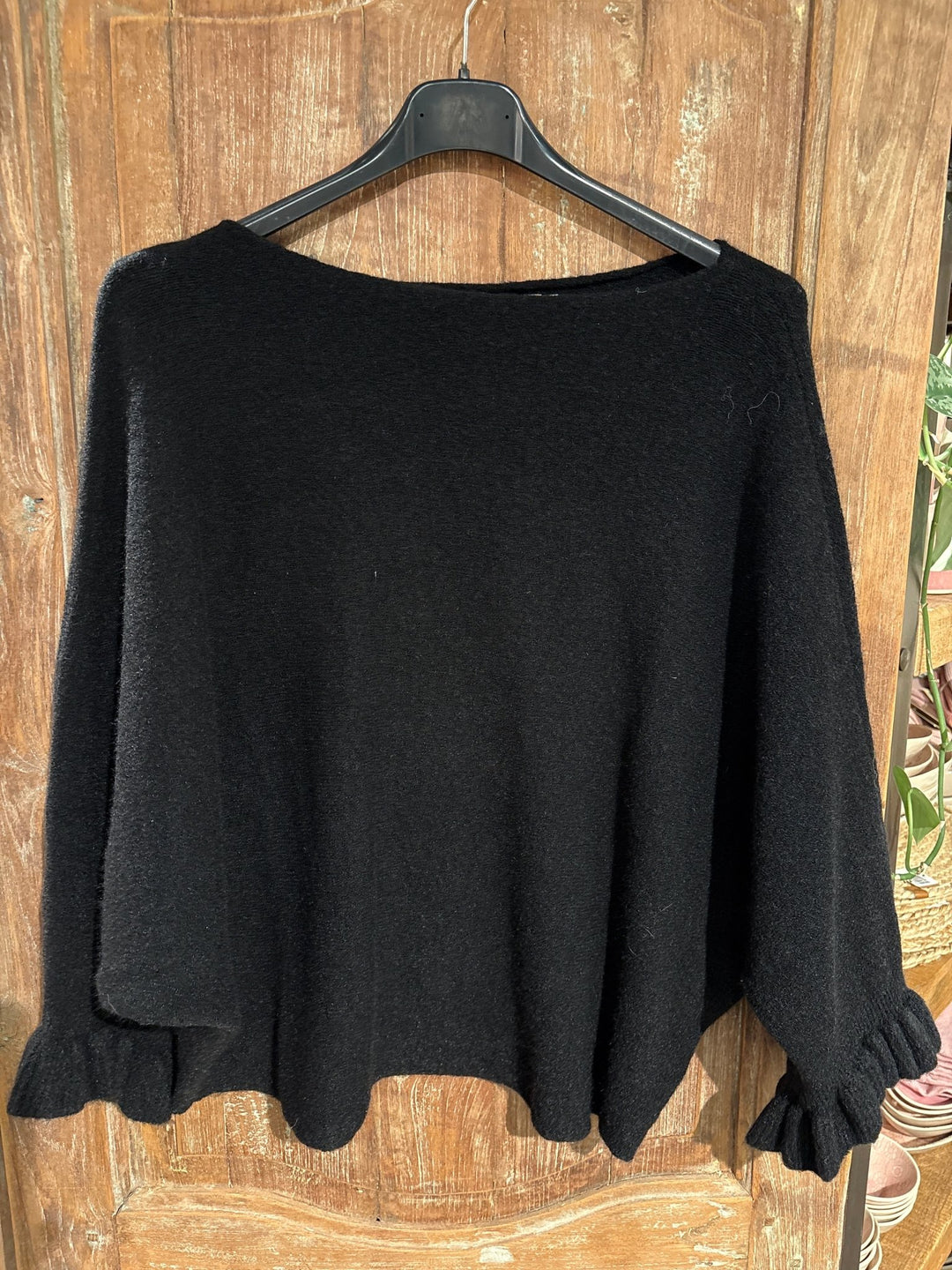 Elderflower strikk - svart - onesize - Many Colors