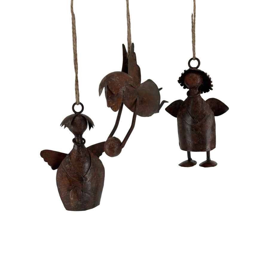 Resirkulert ornament - engel 3 stk