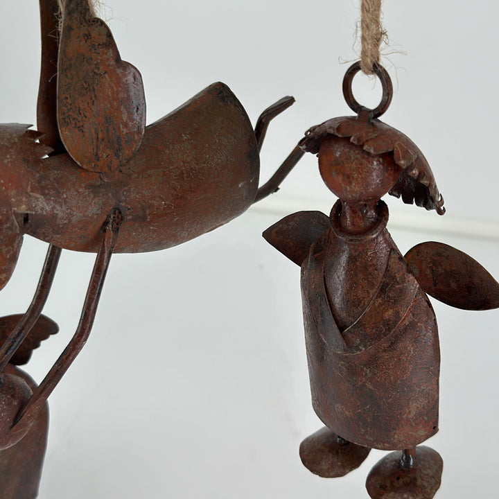 Resirkulert ornament - engel 3 stk