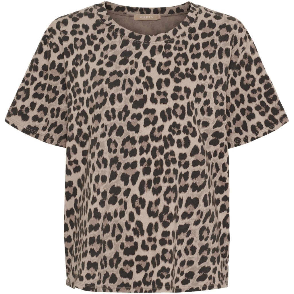 Estrid t - skjorte - beige/svart - Many Colors