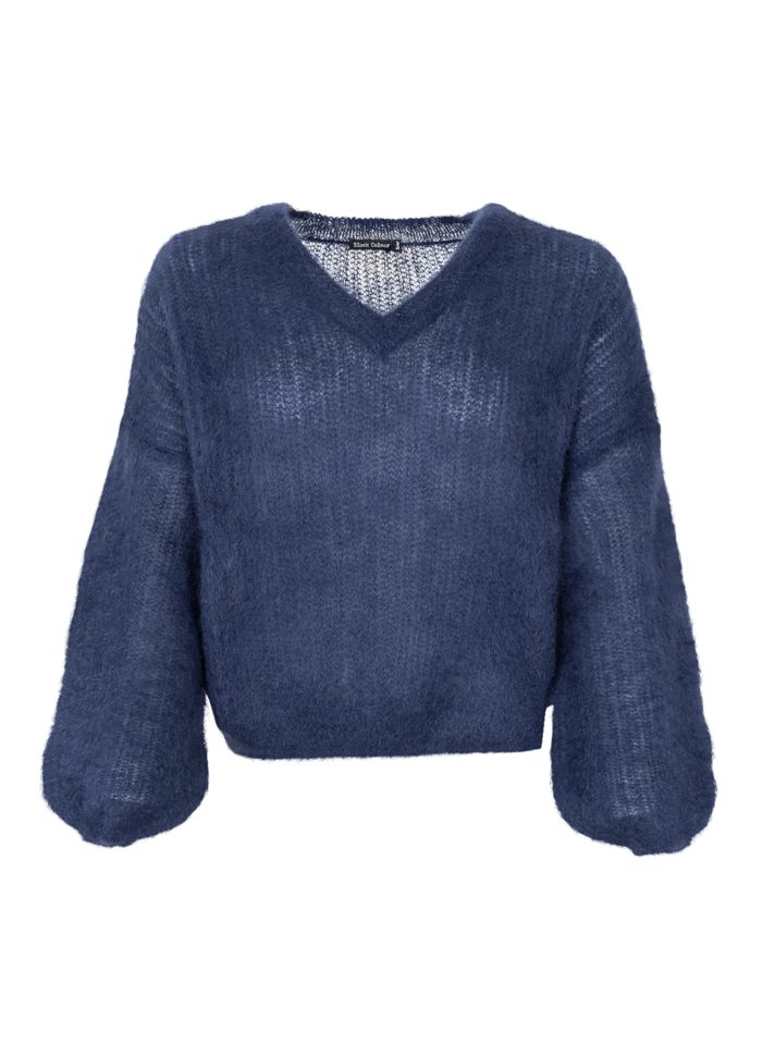 Bjoerk rib genser - navy