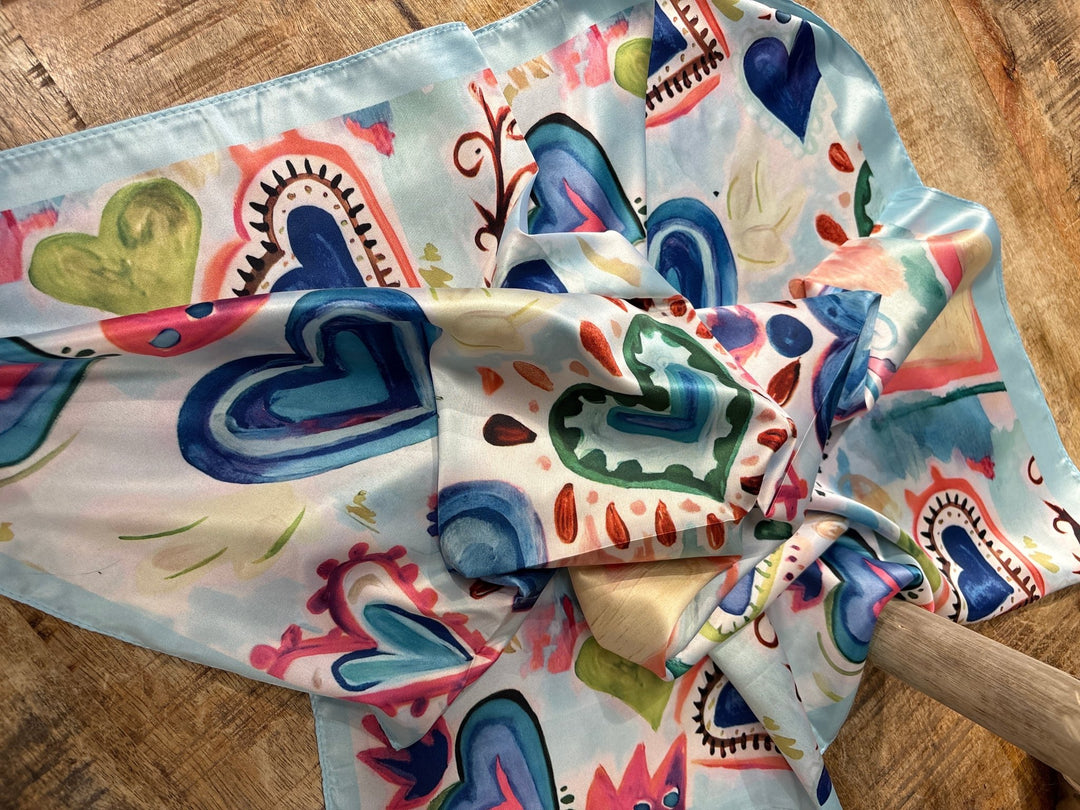 Finja skjerf - blå - Many Colors