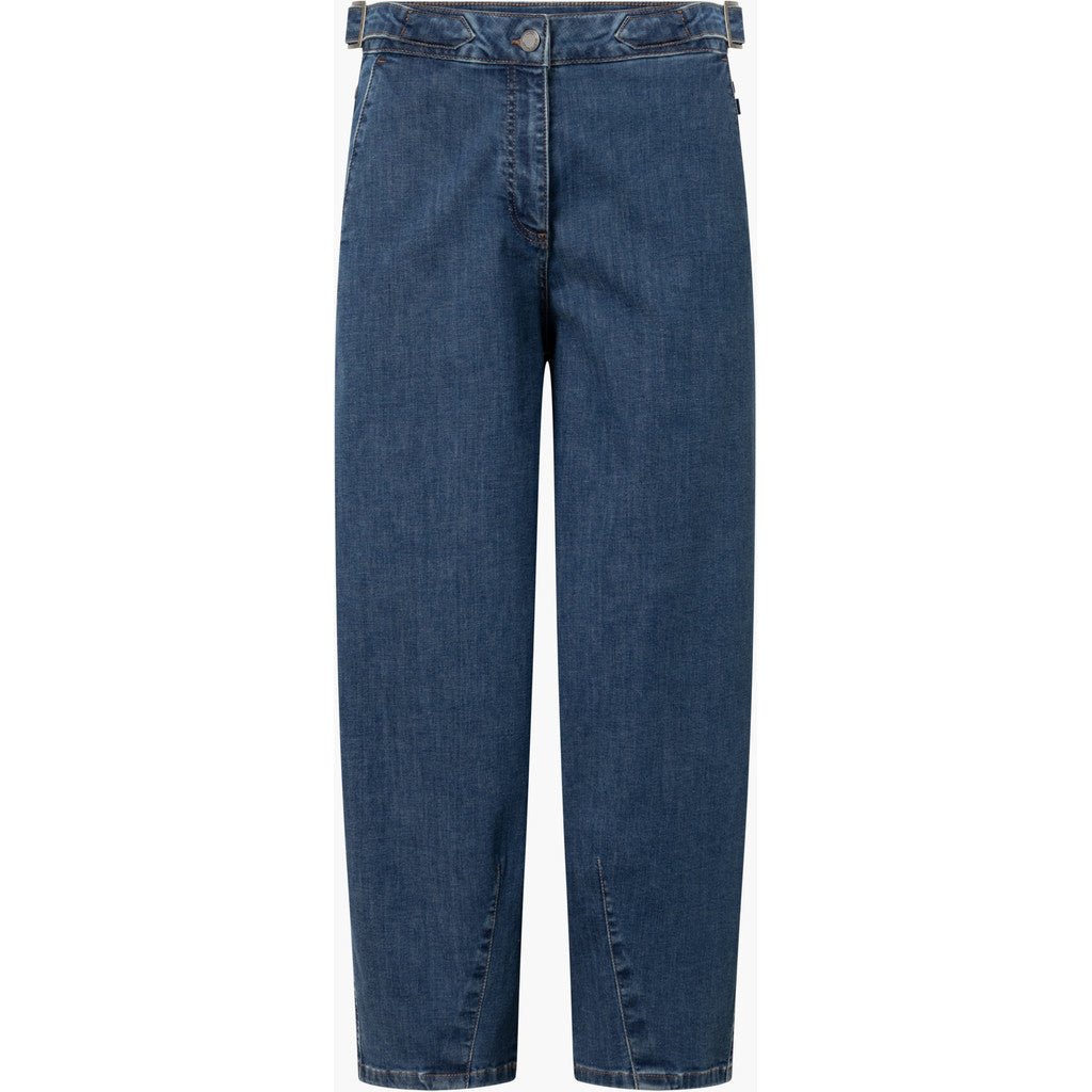 Freya tapered loose cropped - blu denim - Many Colors