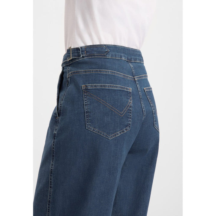 Freya tapered loose cropped - blu denim - Many Colors