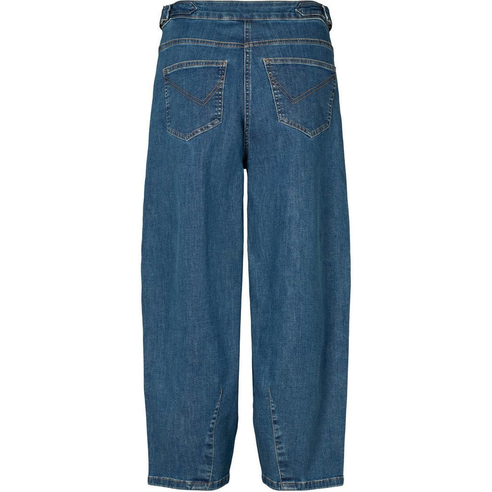 Freya tapered loose cropped - blu denim - Many Colors