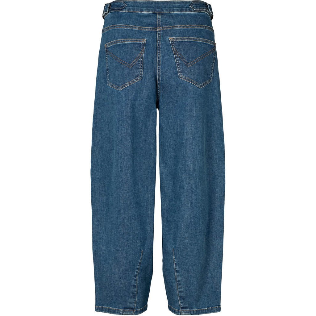 Freya tapered loose cropped - blu denim - Many Colors