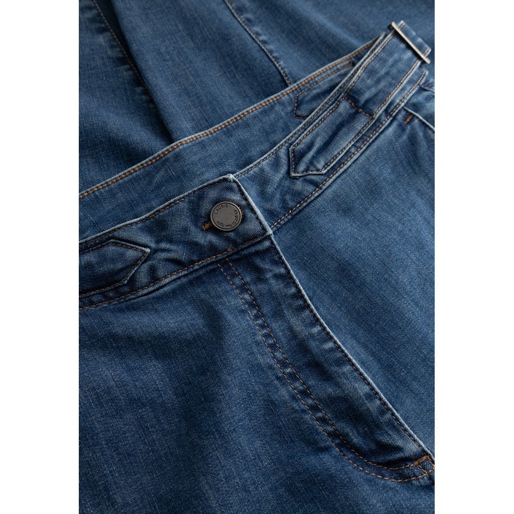 Freya tapered loose cropped - blu denim - Many Colors