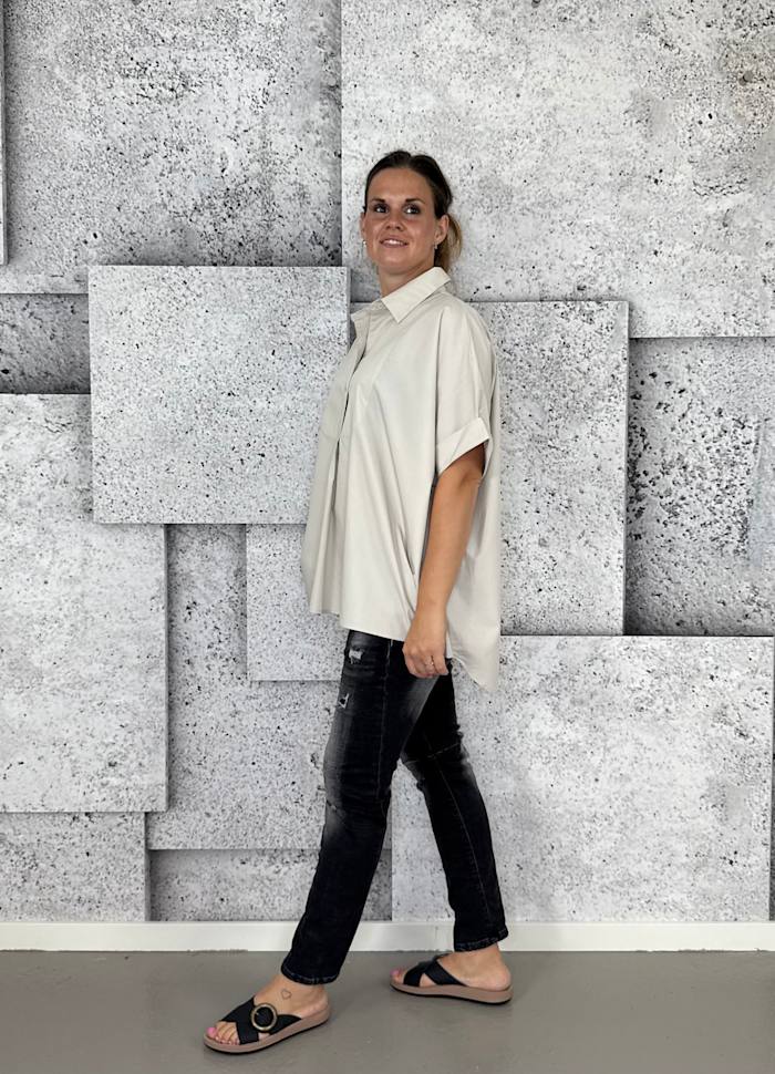 Gari bukse - svart denim - Many Colors