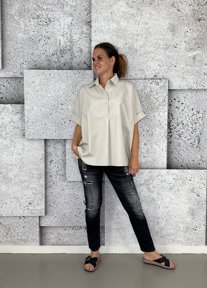 Gari bukse - svart denim - Many Colors