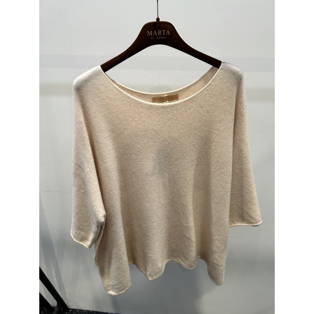 Genser med halv arm - beige - onesize - Many Colors