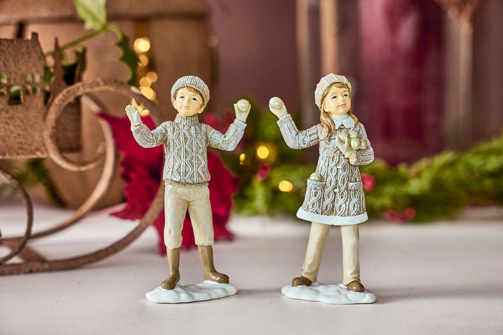 Girl&Boy 14 cm Mix poly - pr stk - Many Colors