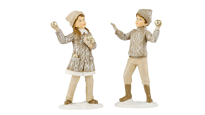 Girl&Boy 14 cm Mix poly - pr stk - Many Colors