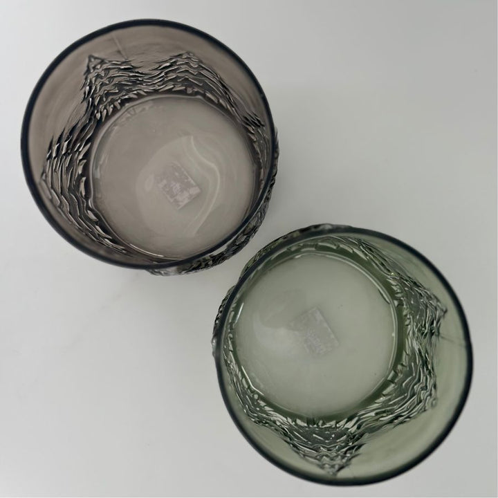 Glass vase / lysestake - tre - grå - Many Colors