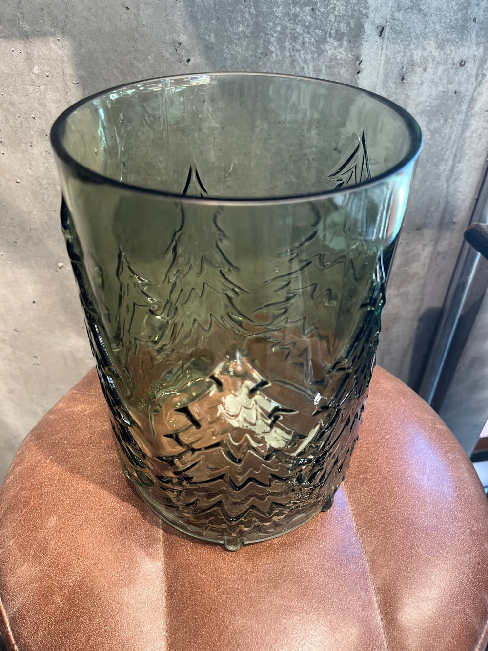 Glass vase / lysestake - tre - grønn - Many Colors