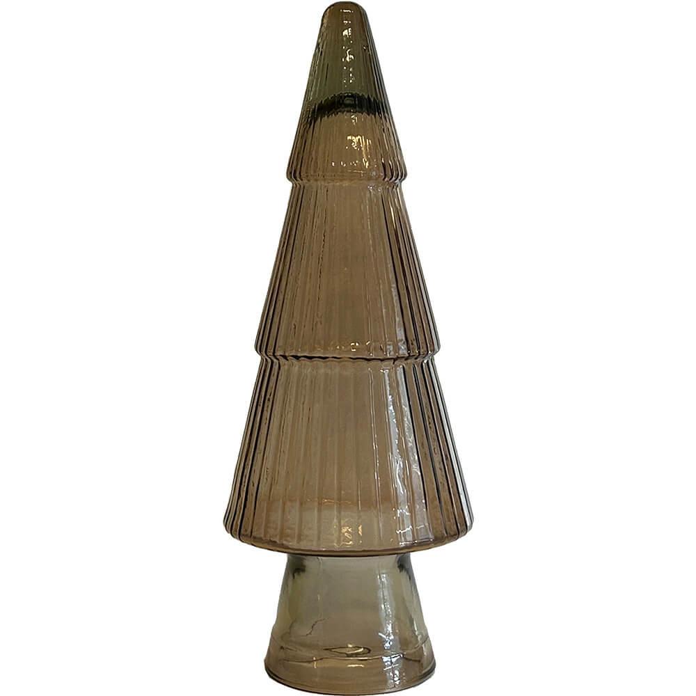 Glassjuletre - mocca - Many Colors