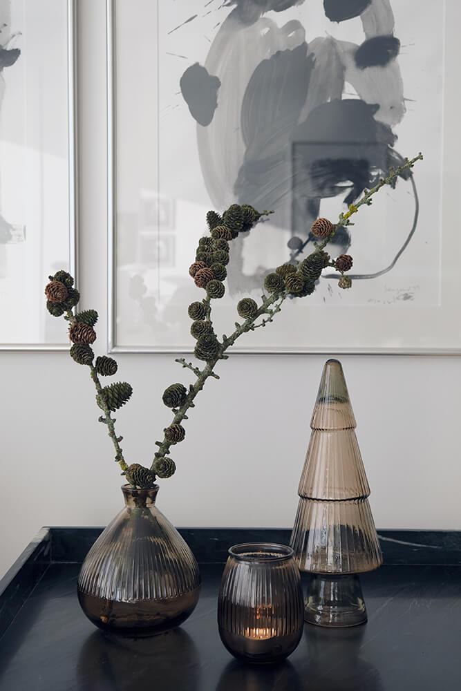 Glassjuletre - mocca - Many Colors