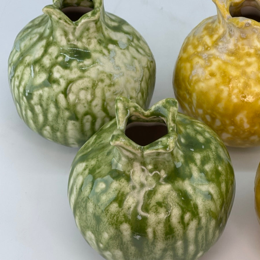 Vase granateple - grønn