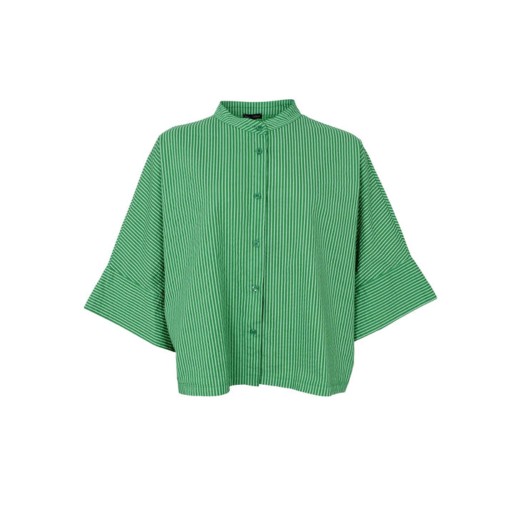 Ally loose skjorte - grønn - onesize