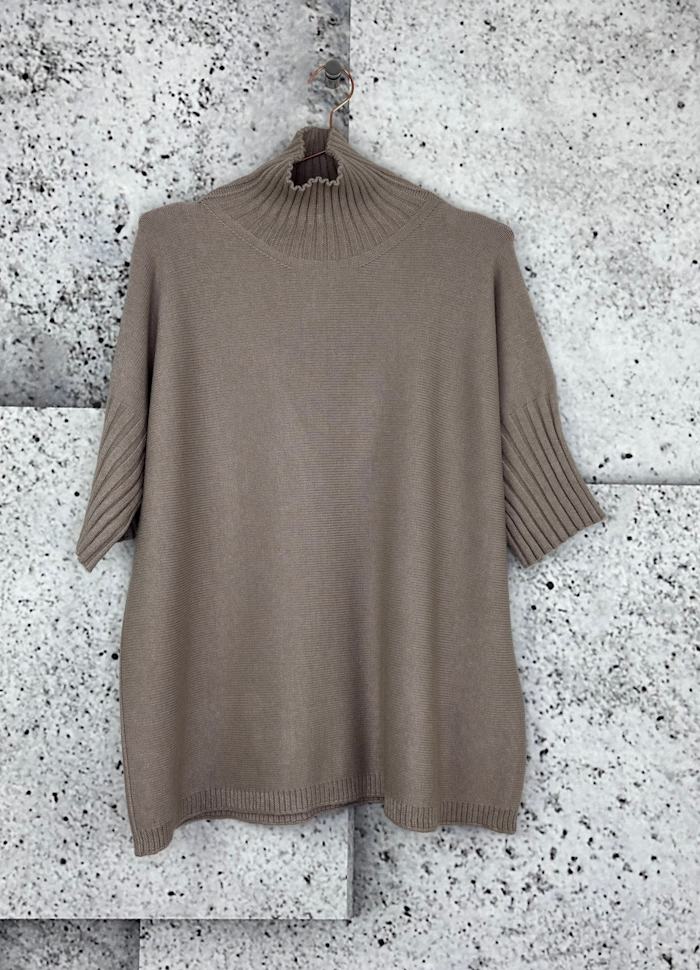 Huston genser - mocha - onesize - Many Colors