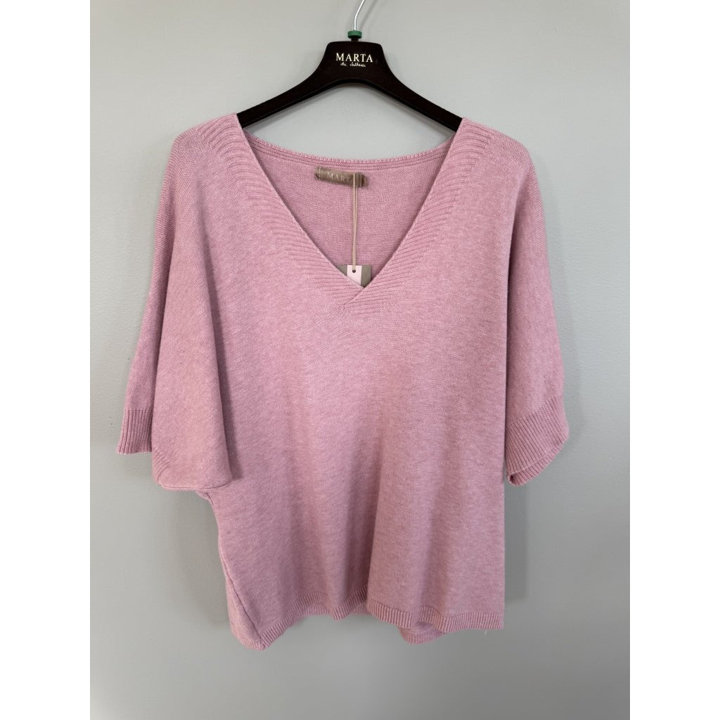 Inaya strikk - rosa melange - Many Colors